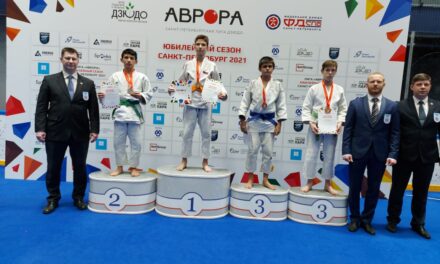 Призёр на всероссийских соревнованиях Лиги дзюдо “Аврора”